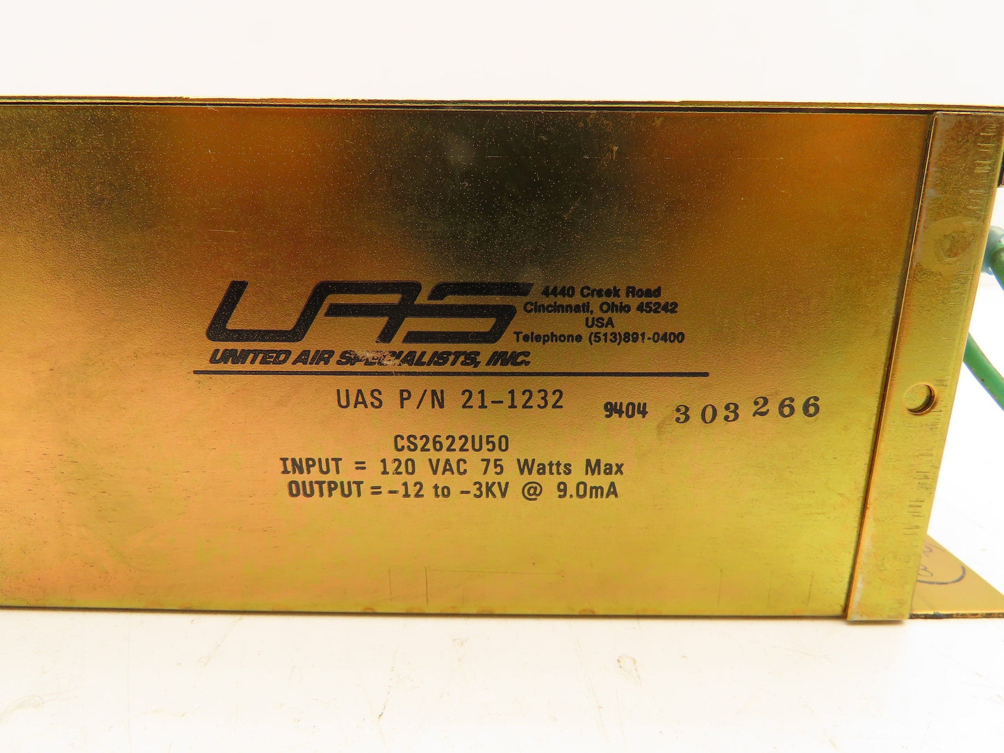 UAS 21-1232 PLC Power Supply Module 120V