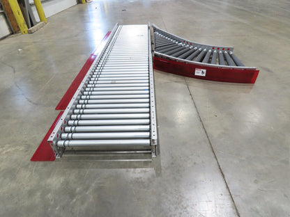 Hilmot 30"x 12' Motorized Roller Conveyor 90° Spur Diverter 27"BF 24VDC 120FPM