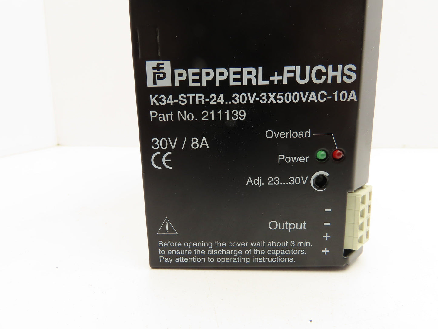 Pepperl Fuchs 211139 PLC Power Supply Module PRI 3x380-500V SEC 24V 10A