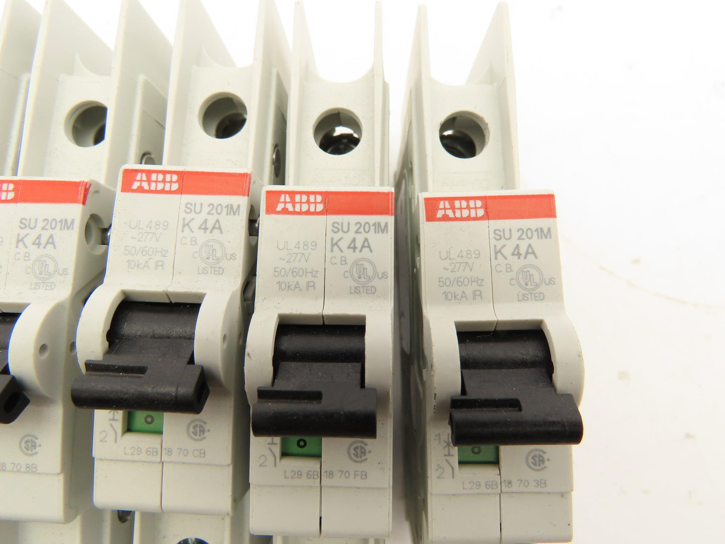 ABB E212323 Circuit Breaker 1 Pole 4A Lot of 6