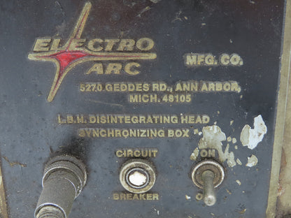 Electro Arc Metal Disintegrator LBH Head Tap Extractor 115V