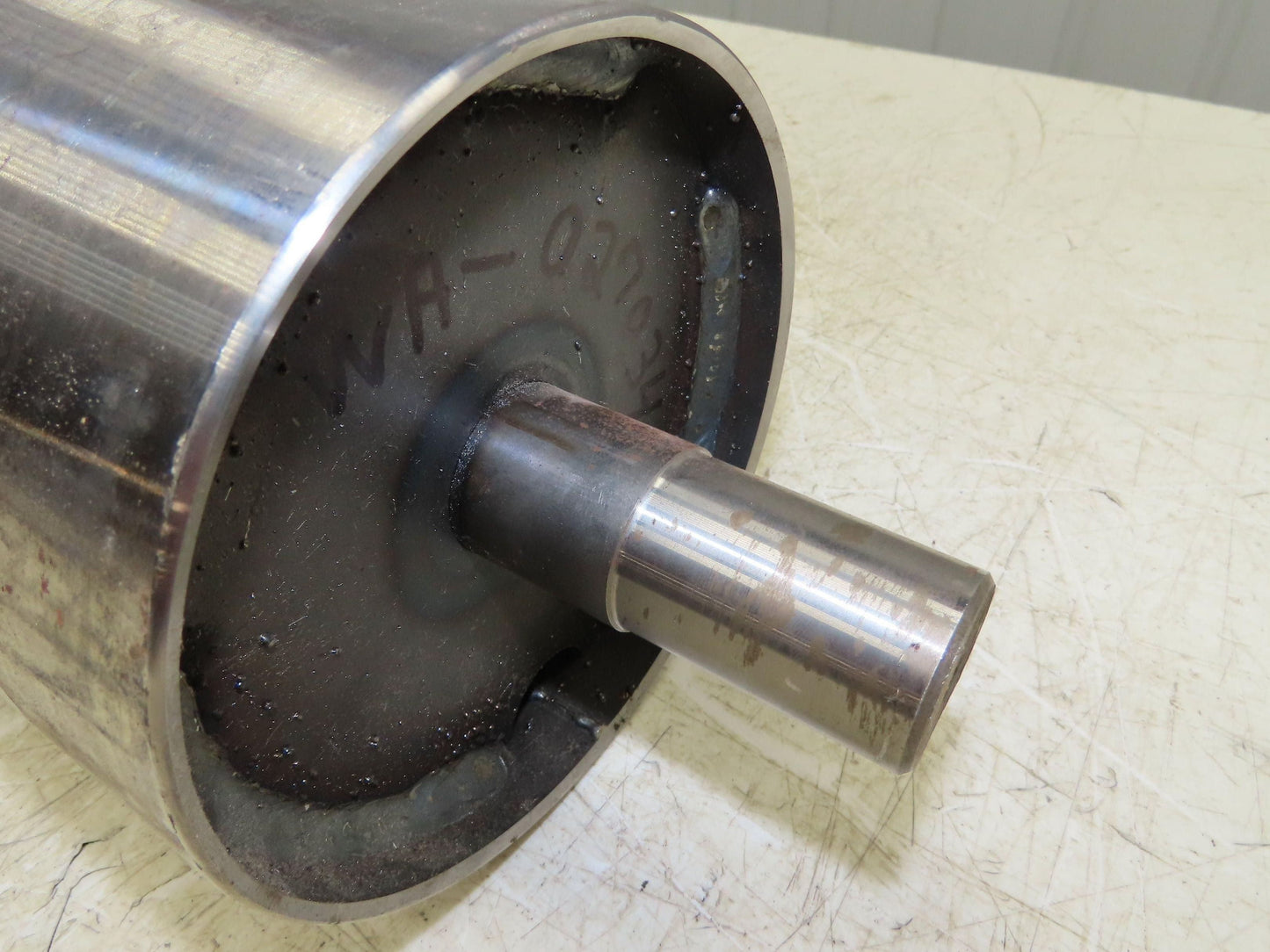 Hytrol 18" Belt Conveyor Crowned Take-Up Pulley 6" Dia 14.25"L WA-027034-018