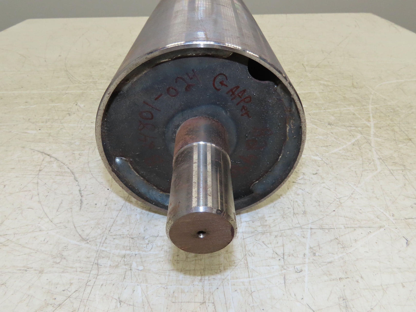 Hytrol 24" Belt Conveyor Crowned Tail Pulley 6" Dia 20.25"L  B-24801-024