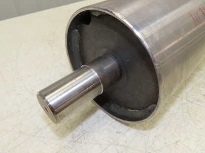 Hytrol 24" Belt Conveyor Crowned Tail Pulley 6" Dia 20.25"L  B-24801-024