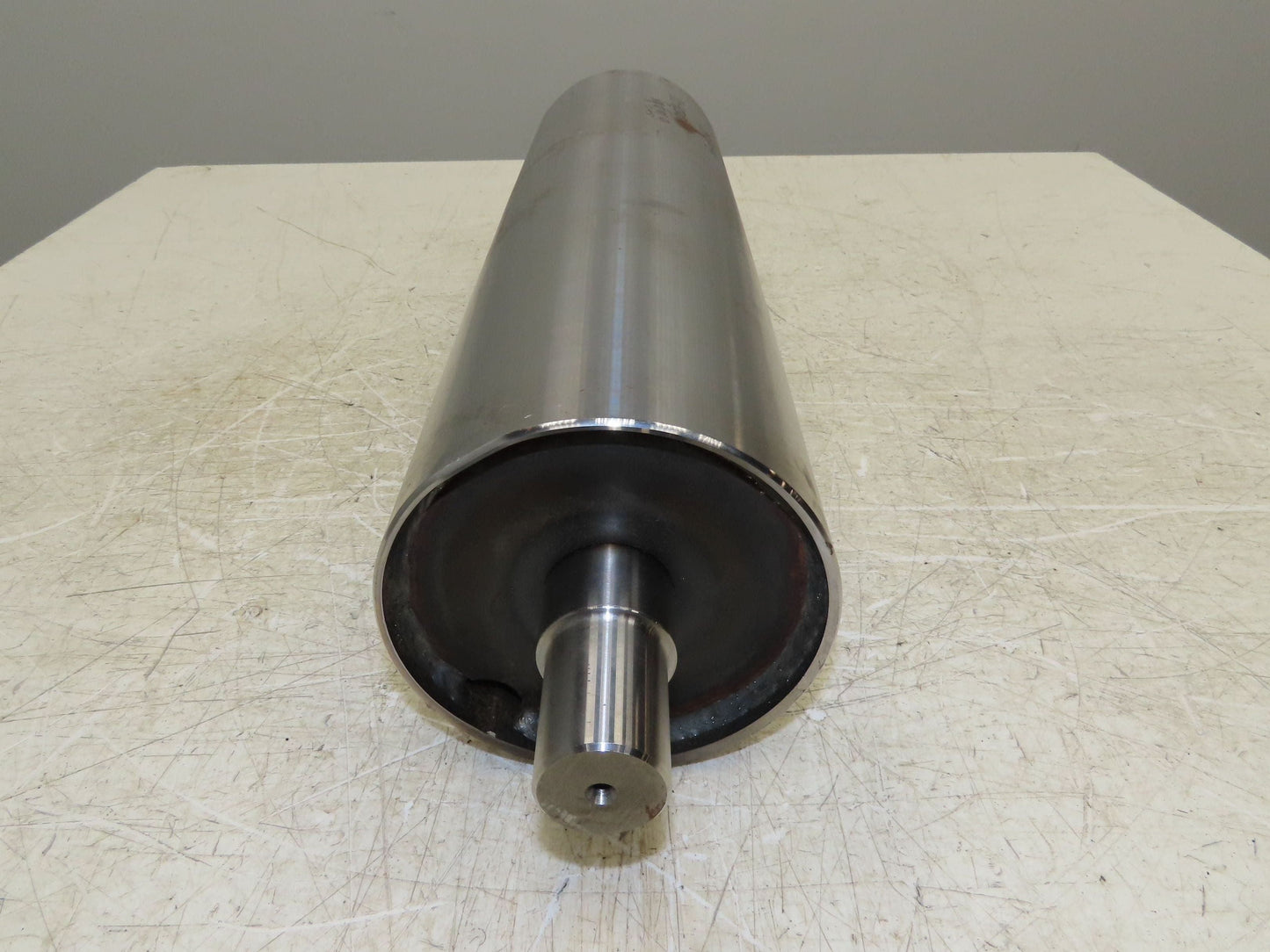Hytrol ProSort 21"BF Belt Conveyor Crowned Tail Pulley 6" Dia 20"L WA-008284-021