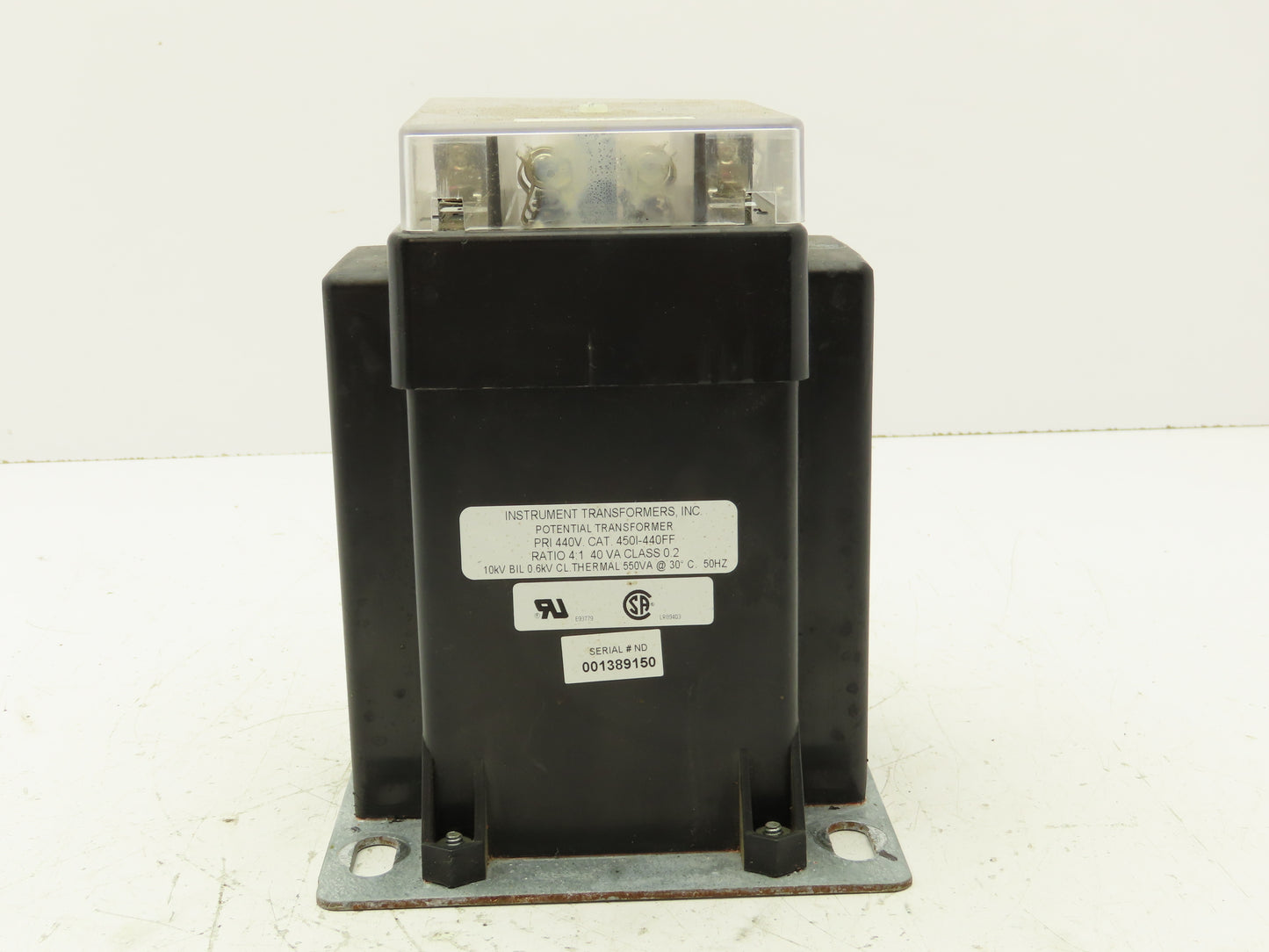 Flex Core 450I-440FF Potential Transformer 4:1 Ratio HV 440V