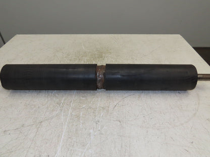 Belt Conveyor Lagged Drive Pulley 4" Dia 30.25"L