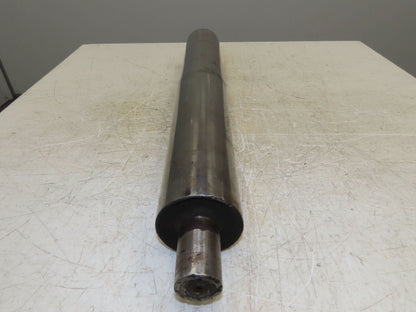 Belt Conveyor Crowned Take-Up/Tail Pulley Roller 4" Dia 28"L