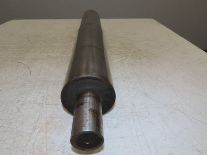 Belt Conveyor Crowned Take-Up/Tail Pulley Roller 4" Dia 28"L