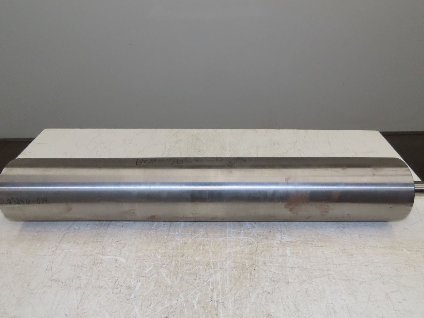 Hytrol 39" Belt Conveyor Crowned Take-Up Pulley Roller 6" Dia 35.3"L