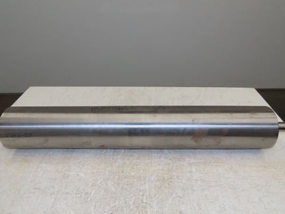 Hytrol 39" Belt Conveyor Crowned Take-Up Pulley Roller 6" Dia 35.3"L
