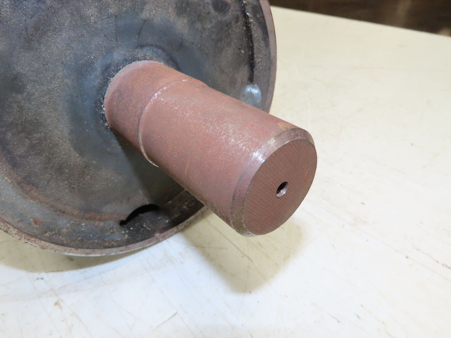 Hytrol 39" Belt Conveyor Crowned Take-Up Pulley Roller 6" Dia 35.3"L