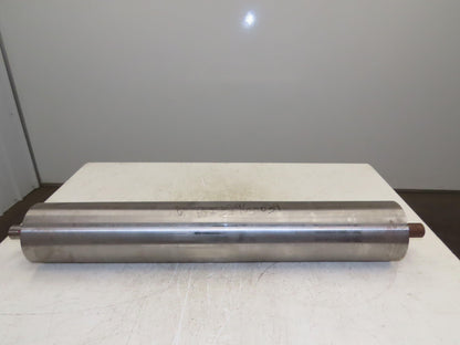 Hytrol 39" Belt Conveyor Crowned Take-Up Pulley Roller 6" Dia 35.3"L