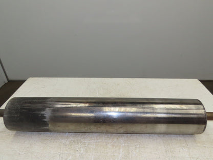 Belt Conveyor Crowned Take-Up/Tail Pulley Roller 6" Dia 32"L