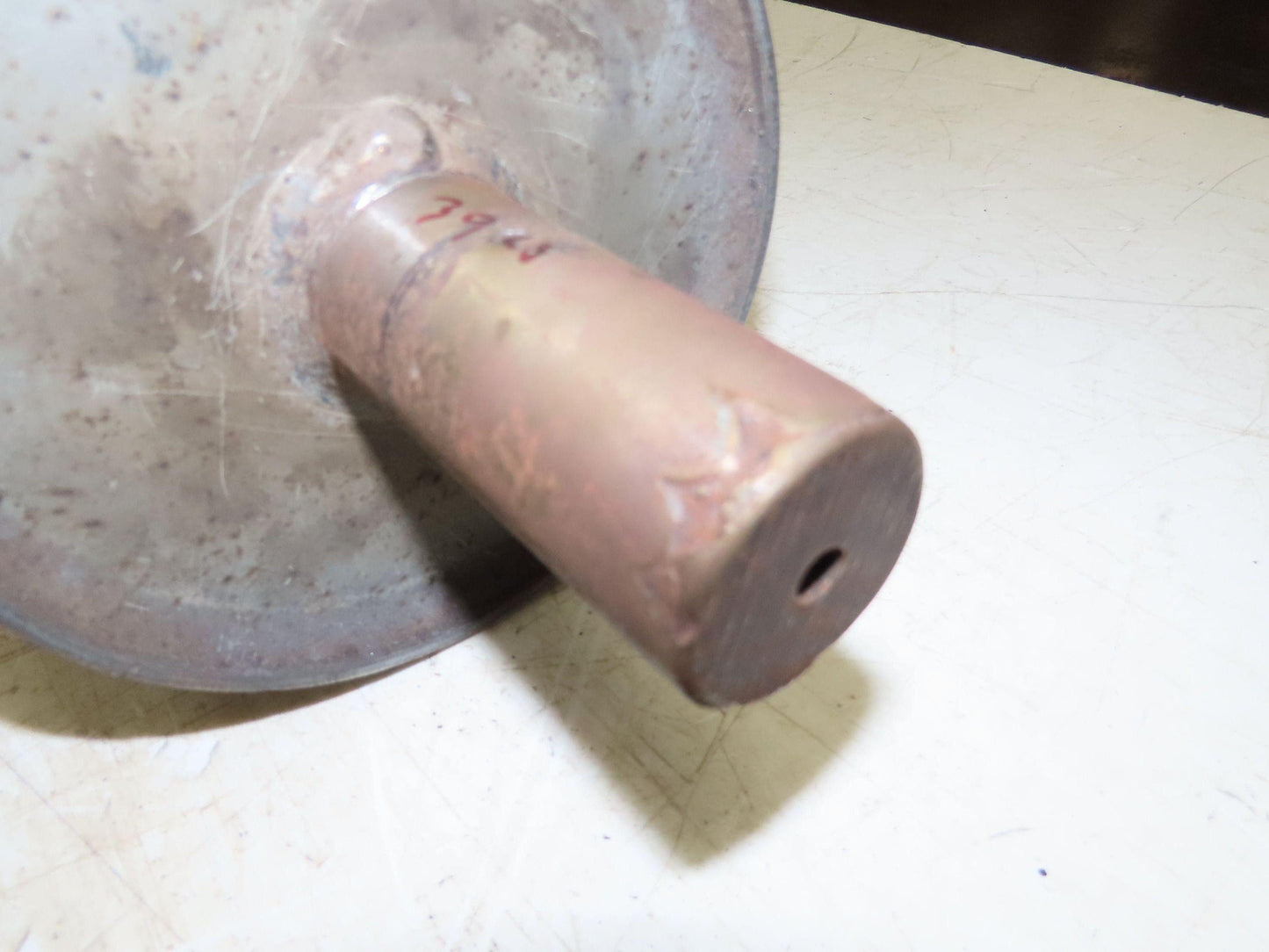 Belt Conveyor Crowned Take-Up/Tail Pulley Roller 6" Dia 32"L