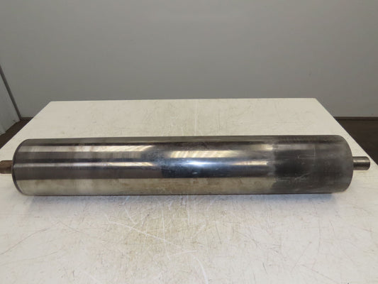 Belt Conveyor Crowned Take-Up/Tail Pulley Roller 6" Dia 32"L