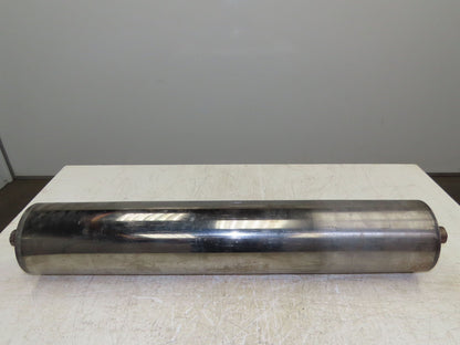 Belt Conveyor Crowned Take-Up/Tail Pulley Roller 6" Dia 32"L