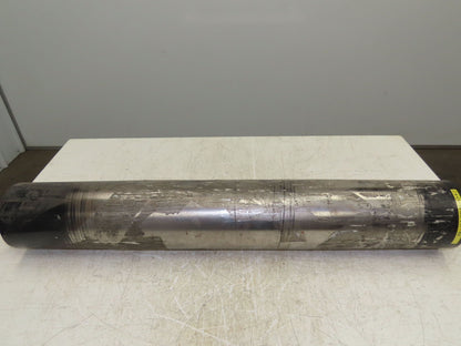 Hytrol 42" Belt Conveyor Crowned Tail Pulley Roller 6" Dia 38.25"L