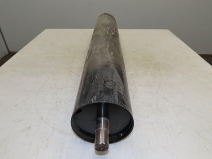 Hytrol 42" Belt Conveyor Crowned Tail Pulley Roller 6" Dia 38.25"L