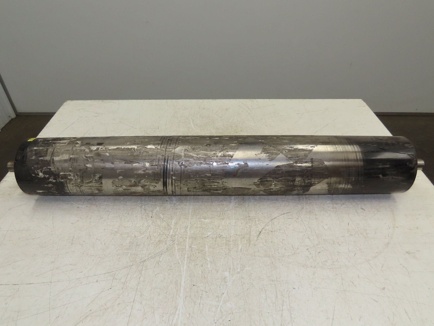 Hytrol 42" Belt Conveyor Crowned Tail Pulley Roller 6" Dia 38.25"L