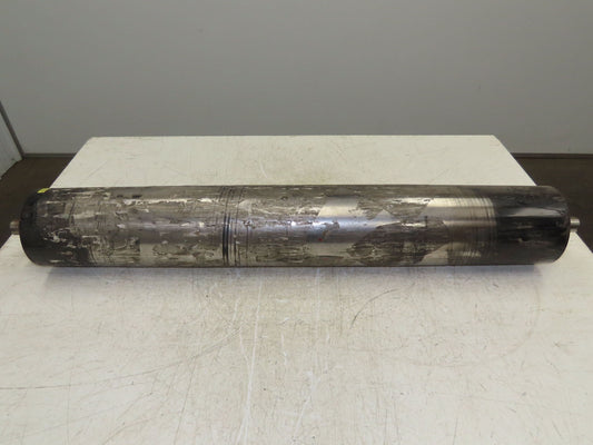 Hytrol 42" Belt Conveyor Crowned Tail Pulley Roller 6" Dia 38.25"L