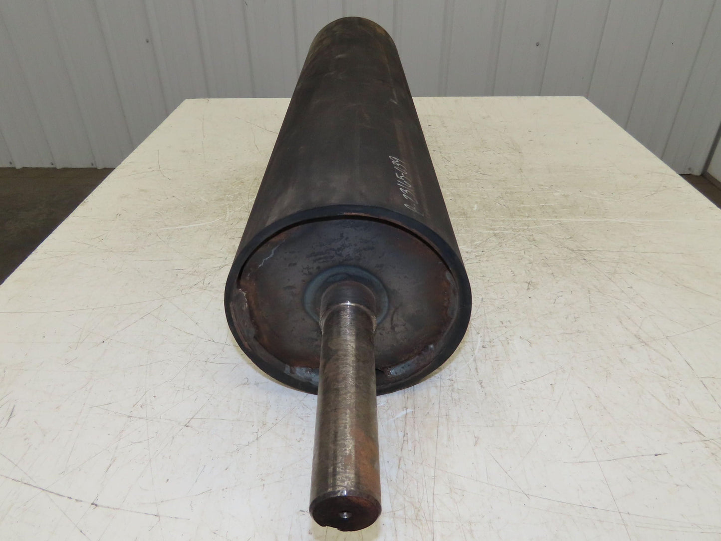 Hytrol 39" Belt Conveyor Center Drive Pulley 8" Dia 35.5"L  B-23165-039