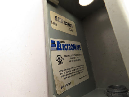 Rittal Electromate E7PBGM Pushbutton Box Enclosure Red and Illuminated Green