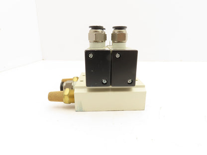 Nitra AVS-5313-120A Solenoid Valve 2-Station Manifold 110V 3/8" NPT