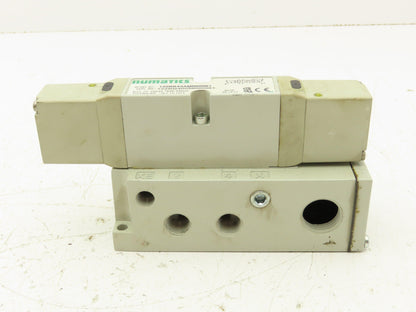 Numatics 122BB43AMN00061 Solenoid Valve Manifold 24VDC 150PSI