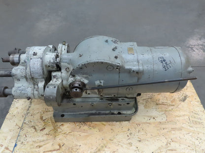 Vintage Horizonal Drill Head Unit Dual Spindles 1.5Hp Louis Allis 220/440V 3Ph