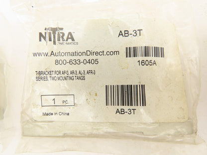 Nitra AB-3T Two Tang Mounting T Bracket Lot of 4