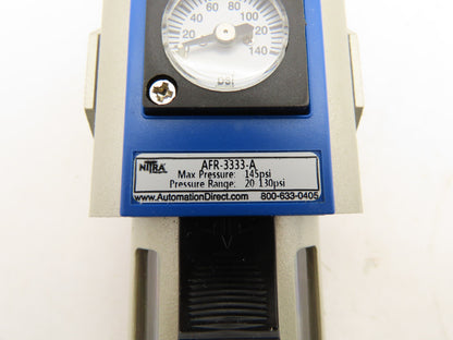 Nitra AFR-3333-A Pneumatic Filter Regulator 3/8" NPT