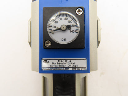Nitra AFR-3333-A Pneumatic Filter Regulator 3/8" NPT