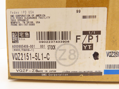 SMC Axon 2411 TX URI Solenoid Valve 24VDC Lot of 3