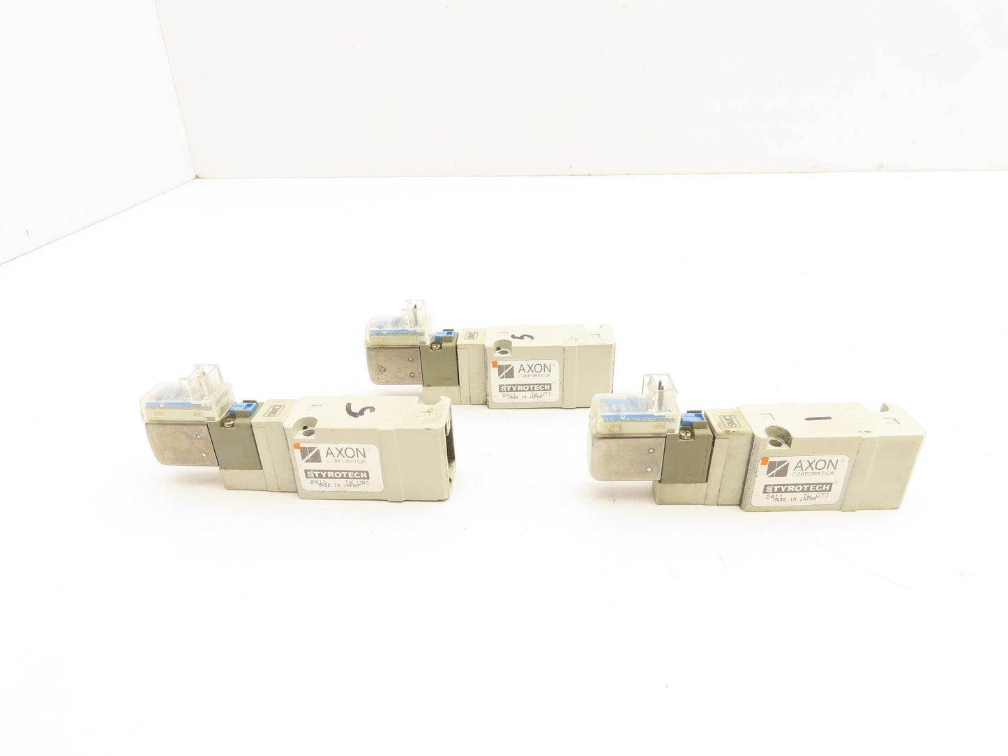 SMC Axon 2411 TX URI Solenoid Valve 24VDC Lot of 3