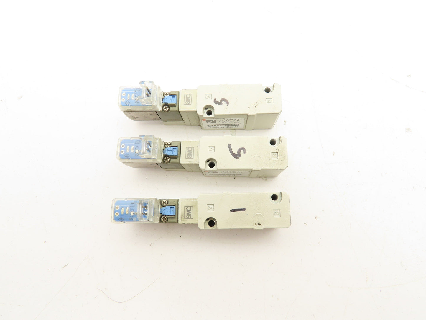 SMC Axon 2411 TX URI Solenoid Valve 24VDC Lot of 3