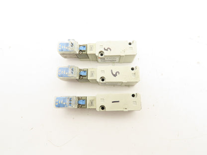 SMC Axon 2411 TX URI Solenoid Valve 24VDC Lot of 3