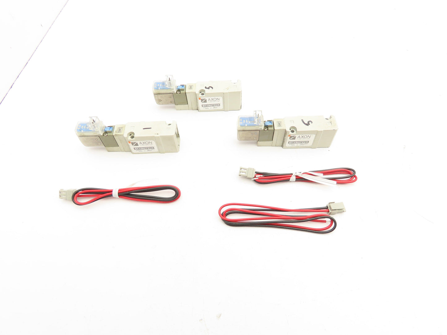 SMC Axon 2411 TX URI Solenoid Valve 24VDC Lot of 3