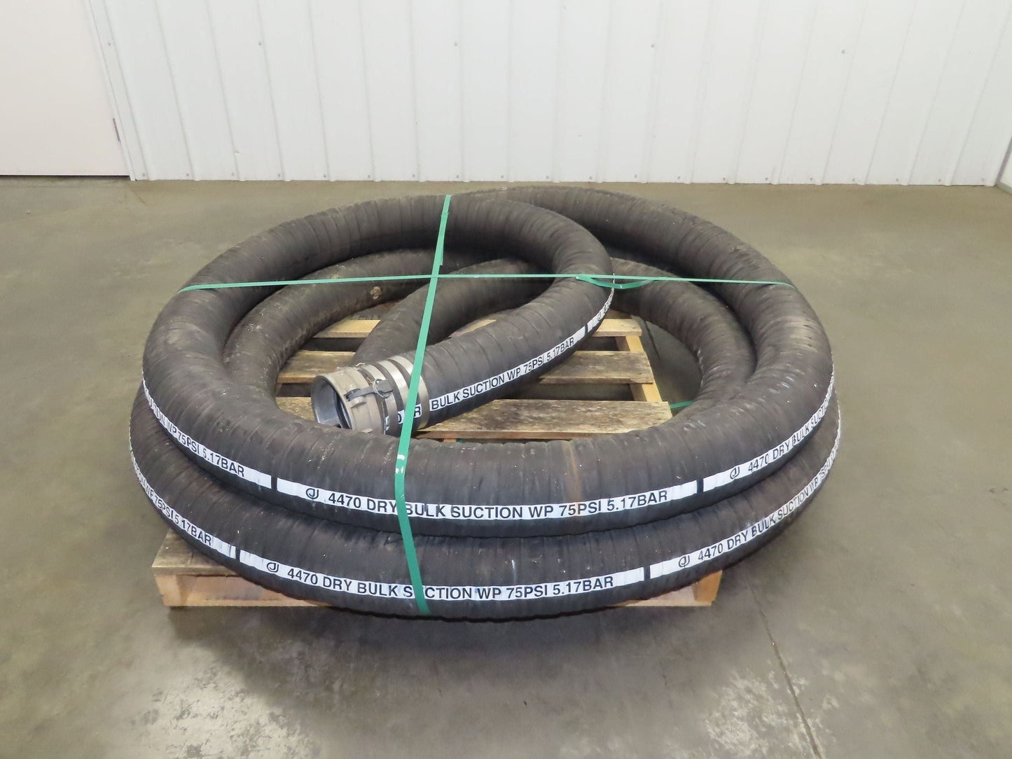 Jason 4470 Dry Bulk Material Rubber Suction Hose 5"x 49' 6"