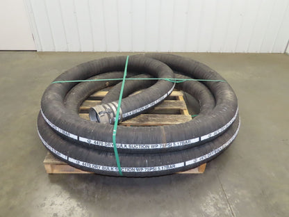 Jason 4470 Dry Bulk Material Rubber Suction Hose 5"x 49' 6"