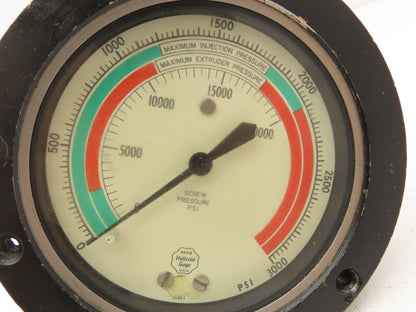 Acco Helicoid Gage Pressure Gauge 0-3000 PSI