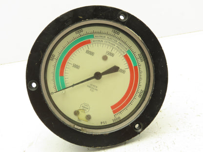 Acco Helicoid Gage Pressure Gauge 0-3000 PSI