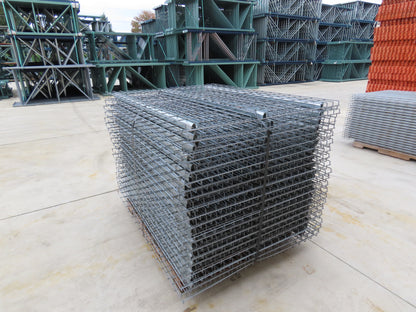 Pallet Rack Wire Deck 60x46" Waterfall 3 Channel Racking  Mesh