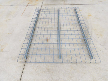 Pallet Rack Wire Deck 60x46" Waterfall 3 Channel Racking  Mesh