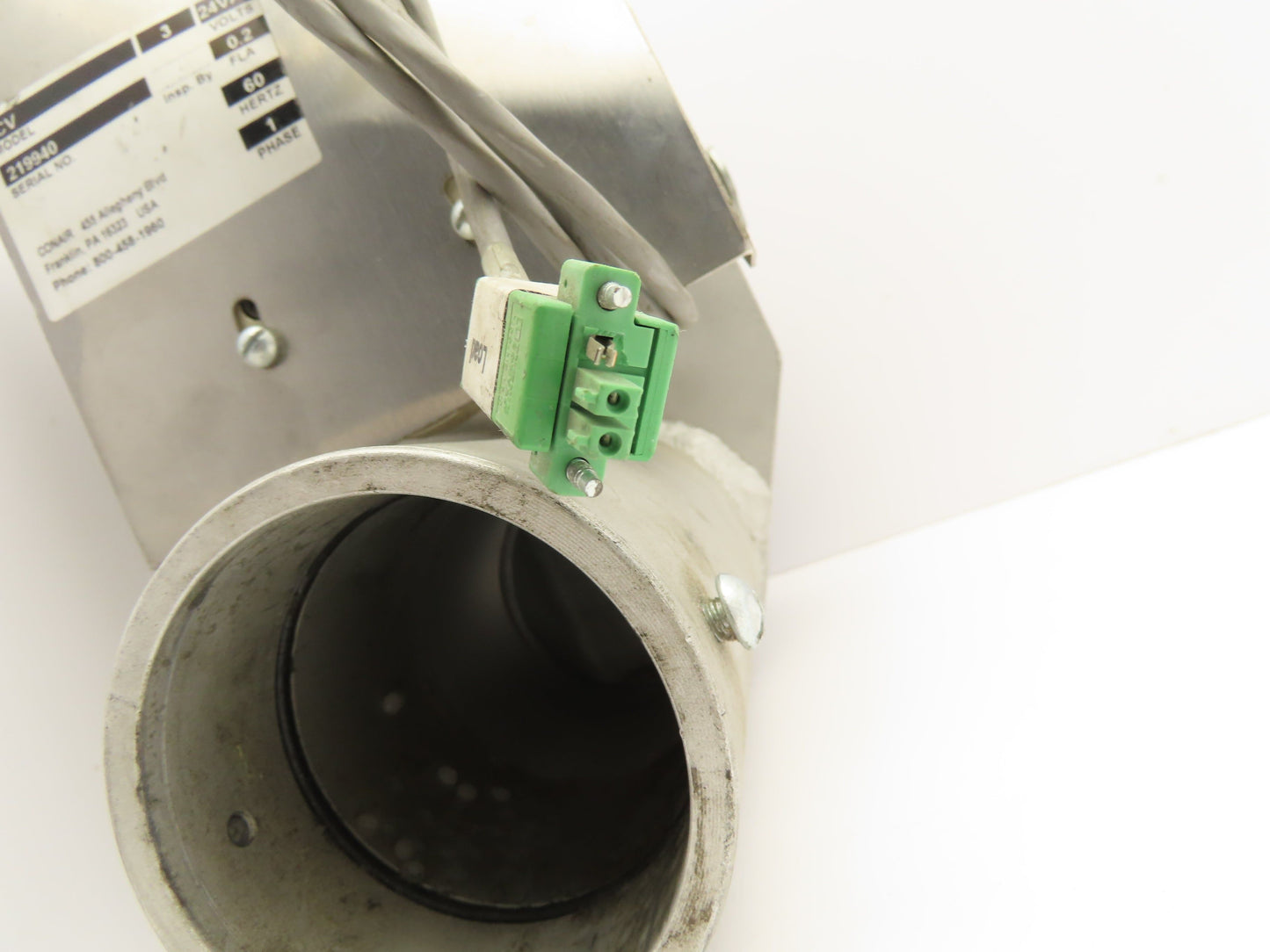 Conair CV-3 Flow Control Valve for Bulk Material Line Receiver 3" Pipe