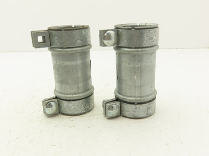 HP Metflo Instalok 2-1/2"x6" Galvanized Vacuum Coupling Lot of 2