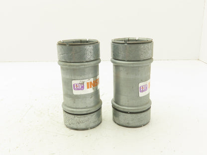 HP Metflo Instalok 2-1/2"x6" Galvanized Vacuum Coupling Lot of 2