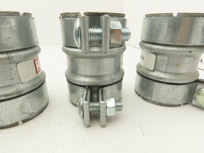 HP Instalok 2-1/2"x4" Galvanized Vacuum Coupling Lot of 5