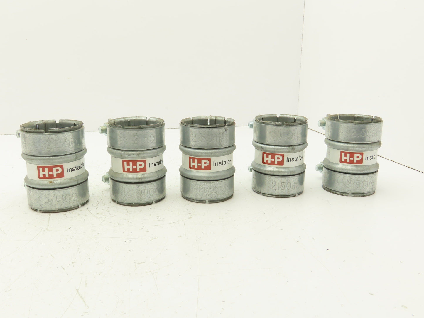 HP Instalok 2-1/2"x4" Galvanized Vacuum Coupling Lot of 5