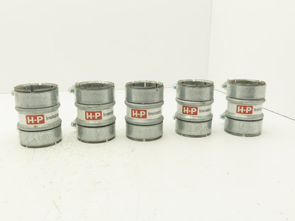 HP Instalok 2-1/2"x4" Galvanized Vacuum Coupling Lot of 5